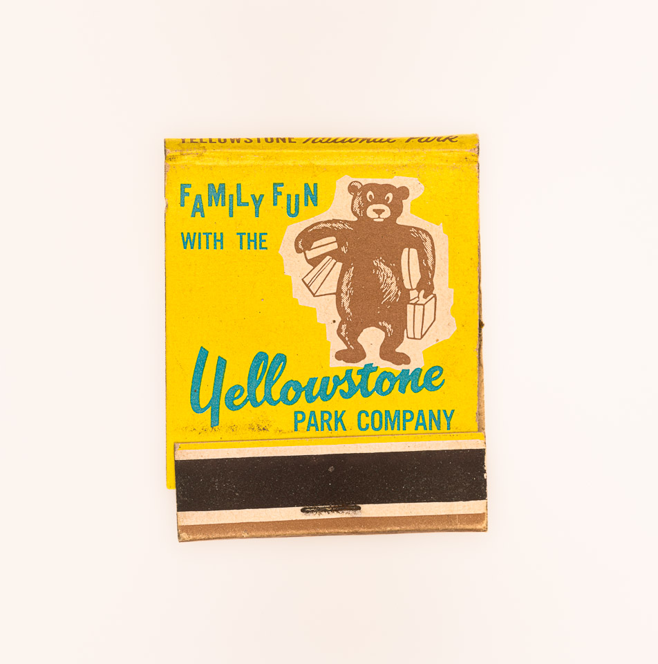 Yellowstone Park Company Vintage Matchbook