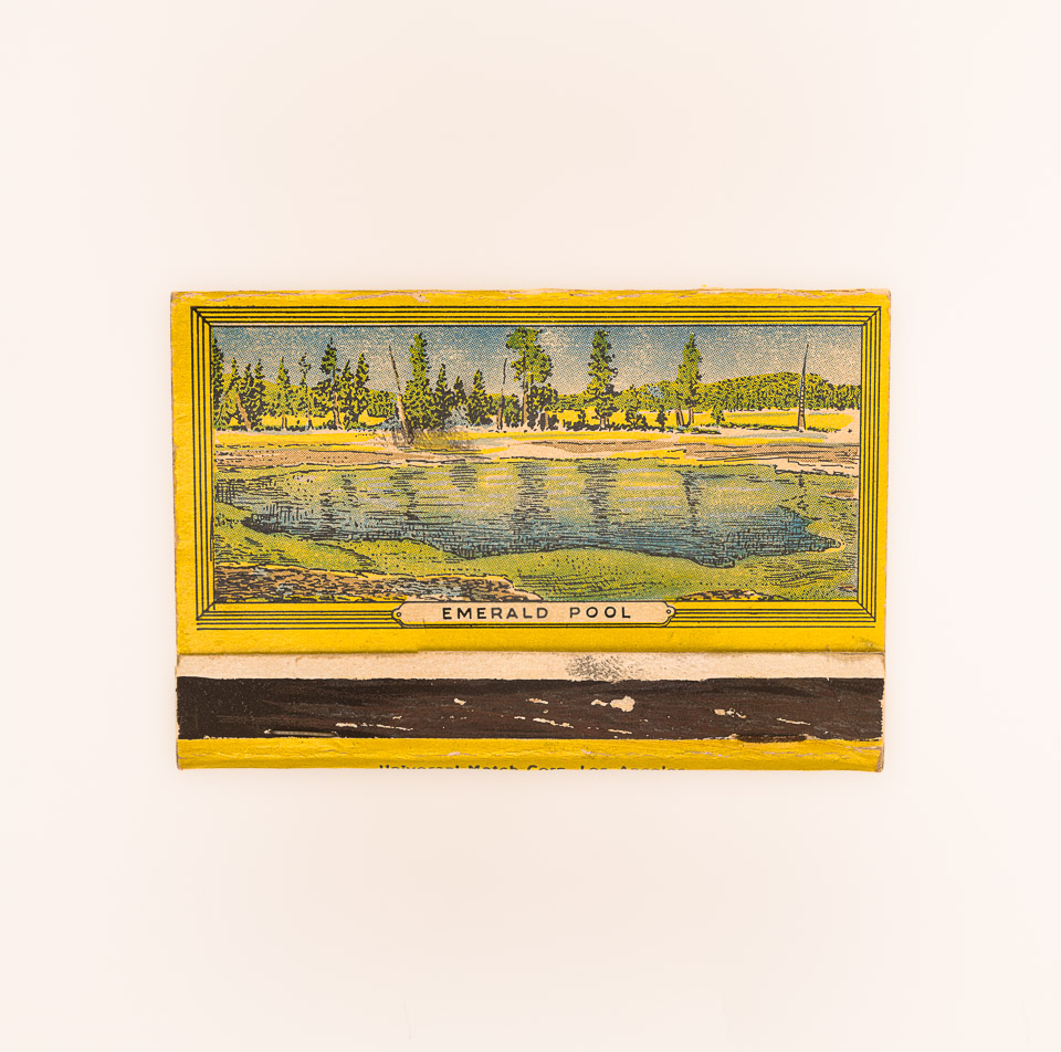 Vintage Emerald Pool Matchbook