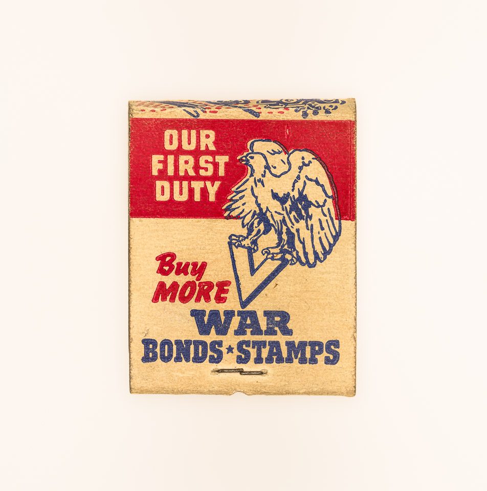 Vintage Wartime Matchbook
