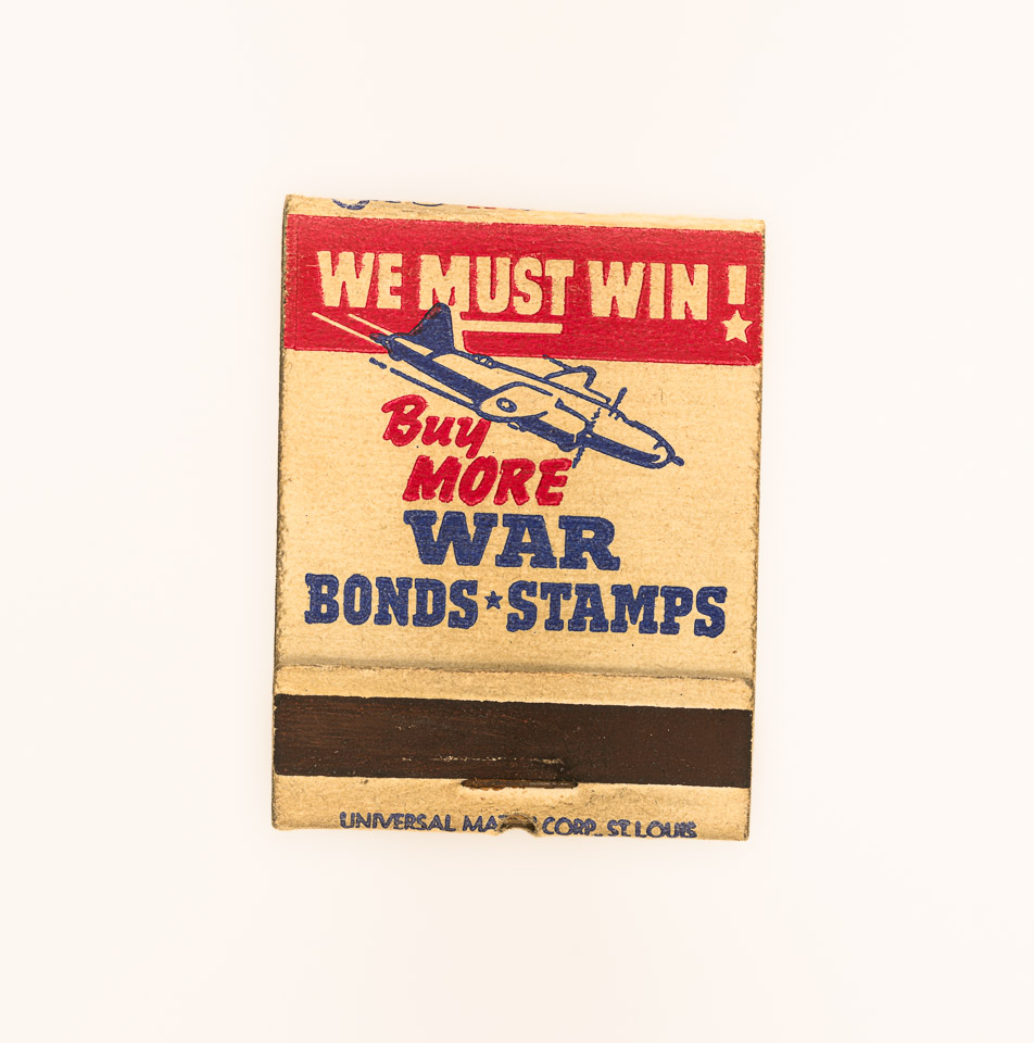World War II Era War Bonds Matchbook