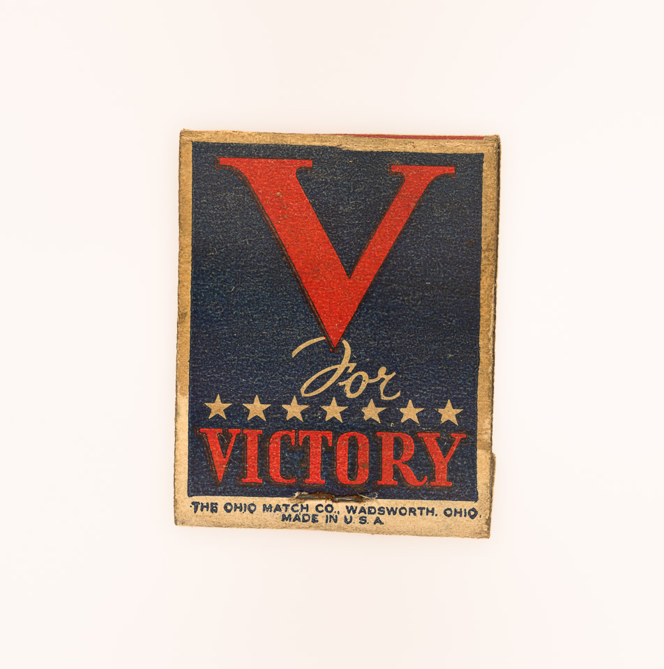 1940s V for Victory Matchbook